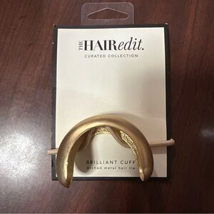 Gold Brilliant Cuff Hair Accessory